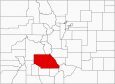 Saguache County Map Colorado Locator
