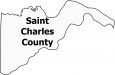 Saint Charles County Map Missouri