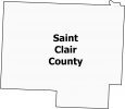 Saint Clair County Map Missouri