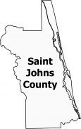 Saint Johns County Map Florida