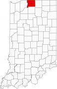 Saint Joseph County Map Indiana Locator