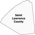 Saint Lawrence County Map New York