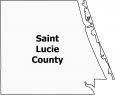Saint Lucie County Map Florida