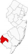 Salem County Map New Jersey Locator
