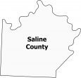 Saline County Map Missouri