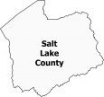 Salt Lake County Map Utah