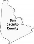 San Jacinto County Map Texas