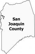 San Joaquin County Map California