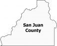 San Juan County Map Colorado