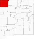 San Juan County Map New Mexico Locator