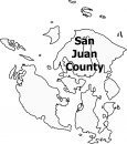 San Juan County Map Washington
