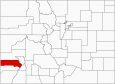 San Miguel County Map Colorado Locator