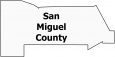 San Miguel County Map New Mexico
