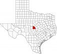 San Saba County Map Texas Locator