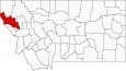 Sanders County Map Montana Locator