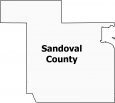 Sandoval County Map New Mexico