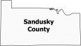 Sandusky County Map Ohio