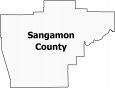 Sangamon County Map Illinois Locator