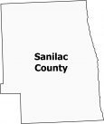 Sanilac County Map Michigan