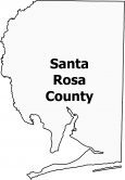 Santa Rosa County Map Florida