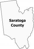 Saratoga County Map New York