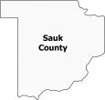 Sauk County Map Wisconsin