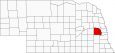 Saunders County Map Nebraska Locator