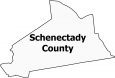 Schenectady County Map New York