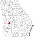 Schley County Map Georgia Locator