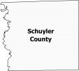 Schuyler County Map Missouri