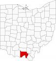 Scioto County Map Ohio Locator