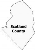Scotland County Map North Carolina