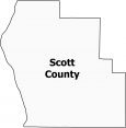 Scott County Map Illinois Locator