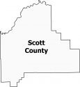 Scott County Map Indiana