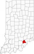 Scott County Map Indiana Locator