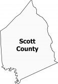 Scott County Map Kentucky