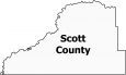 Scott County Map Minnesota