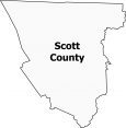 Scott County Map Tennessee