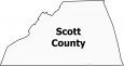 Scott County Map Virginia