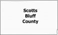 Scotts Bluff County Map Nebraska