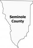 Seminole County Map Georgia