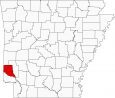 Sevier County Map Arkansas Locator