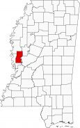 Sharkey County Map Mississippi Locator