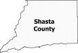 Shasta County Map California