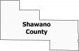 Shawano County Map Wisconsin