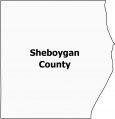 Sheboygan County Map Wisconsin