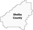 Shelby County Map Alabama