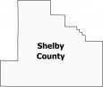 Shelby County Map Illinois Locator