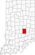 Shelby County Map Indiana Locator
