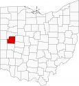 Shelby County Map Ohio Locator